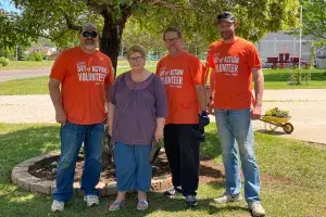 group of volunteers