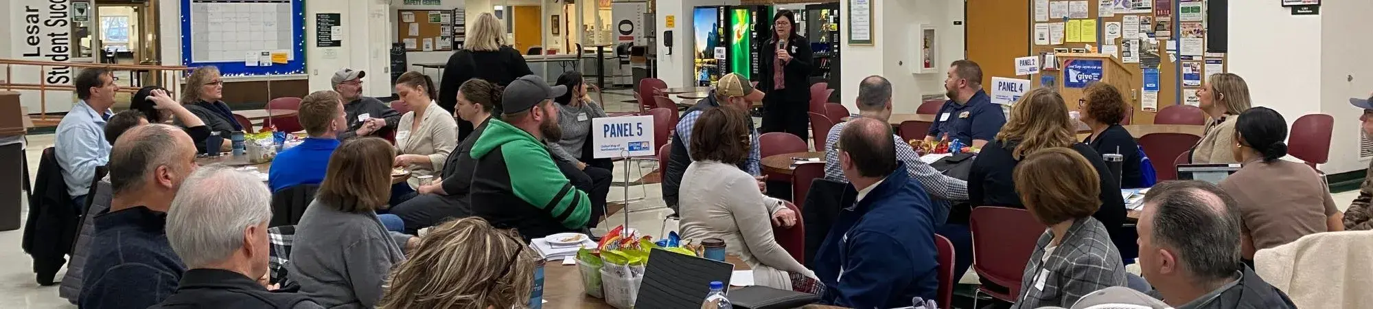 75+ volunteers gather to review nonprofit agency applications for UWNEMN funding